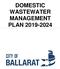 DOMESTIC WASTEWATER MANAGEMENT PLAN