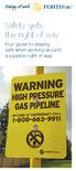 Safety gets the right of way. Your guide to staying safe when working around a pipeline right of way