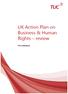 UK Action Plan on Business & Human Rights review. TUC submission