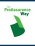 ProAssurance. The. Way
