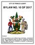 BYLAW NO. 10 OF 2017