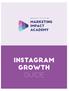 BROUGHT TO YOU BY: Instagram Growth GUIDE
