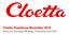 Cloetta Roadshow November 2018 Henri de Sauvage-Nolting, President and CEO