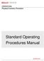 OPERATIONS. Physical Inventory Procedure. Standard Operating Procedures Manual