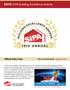 16th ANNUAL SIPA Building Excellence Awards. Official Entry Form. APPLICATION DEADLINE: January 10, 2018