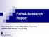 FHWA Research Report. Tracy Scriba, Team Leader, FHWA Office of Operations AASHTO CTSO Meeting August 2018