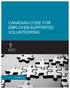 CANADIAN CODE FOR EMPLOYER-SUPPORTED VOLUNTEERING