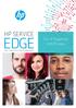 HP SERVICE EDGE. For HP PageWide Web Presses FUEL YOUR SUCCESS WITH CONFIDENCE