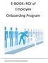 E-BOOK: ROI of Employee Onboarding Program
