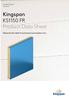 Kingspan KS1150 FR Product Data Sheet