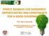 FOREST BIOMASS FOR BIOENERGY: OPPORTUNITIES AND CONSTRAINTS FOR A GOOD GOVERNANCE