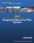 Integrated Resource Plan Update