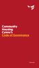 Community Housing Cymru s Code of Governance