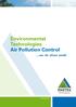 Environmental Technologies Air Pollution Control