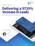 Delivering a 9735% Increase in Leads