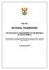 THE 2007 NATIONAL FRAMEWORK FOR AIR QUALITY MANAGEMENT IN THE REPUBLIC OF SOUTH AFRICA