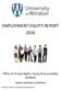 EMPLOYMENT EQUITY REPORT 2016