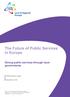 Strong public services through local governments. CEMR position paper. December 2018