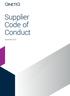 Supplier Code of Conduct. December 2017