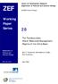 ZEF. Working Paper Series 28. The Transboundary Water Resources Management Regime of the Volta Basin