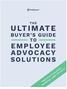 The Ultimate Buyer s Guide to Employee Advocacy Solutions 1