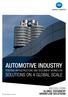 AUTOMOTIVE INDUSTRY PRINTING INFRASTRUCTURE AND DOCUMENT WORKFLOW SOLUTIONS ON A GLOBAL SCALE SUCCESS STORY GLOBAL DOCUMENT WORKFLOW SOLUTIONS