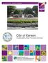 SILVER LEVEL AWARD WINNER. City of Carson Sustainability Best Practices Activities