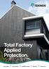 Total Factory Applied Protection. Aqua Filler. Aqua Primer. Teknoseal