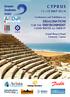 CYPRUS DESALINATION MAY European Desalination Society. Conference and Exhibition on FOR THE ENVIRONMENT CLEAN WATER AND ENERGY