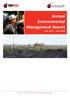 Annual Environmental Management Report July 2013 June 2014