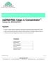 ssdna/rna Clean & Concentrator Catalog Nos. D7010 & D7011