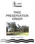 TREE PRESERVATION ORDER