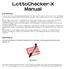 LottoChecker-X Manual