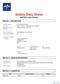 Safety Data Sheet INSTANT COLD PACKS. Phone Emergency Phone Fax (800) (800) (847) CHEMTREC