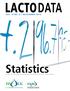 LACTODATA. Statistics VOL 13 NO 2 NOVEMBER A Milk SA publication compiled by the Milk Producers Organisation
