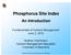 Phosphorus Site Index