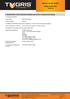 SAFETY DATA SHEET WIRE ROPE 000 TG9112