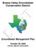 Brazos Valley Groundwater Conservation District. Groundwater Management Plan