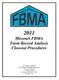 2011 Missouri FBMA Farm Record Analysis Closeout Procedures