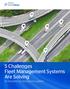5 Challenges Fleet Management Systems Are Solving for Business & Operations Leaders