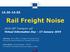 Rail Freight Noise CEF Transport call Virtual Information Day 17 January 2019