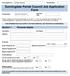 Sunningdale Parish Council Job Application Form